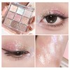 Glitter Eyeshadow Palette for Women - Shimmer Makeup Palette with