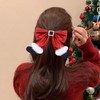 Christmas Stocking Hair Bow Clips Sparkly Sequin Christmas Hair Accessories