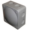 5pk Wiska Combi 308/5 Grey Outside Junction Box with Terminal