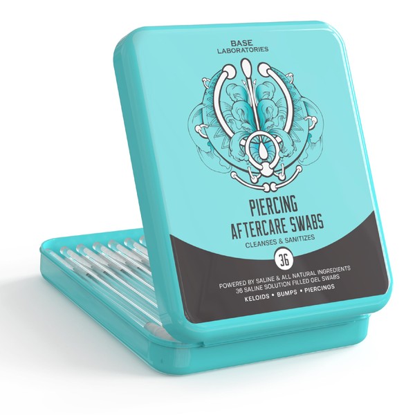 Base Labs Keloid Bump Removal Gel Swabs | Piercing Aftercare