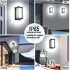 Sytmhoe Outdoor Wall Sconce Lights, 2Packs 24W 5000K Daylight White