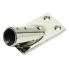 SUS316 ステンレス パイプ 固定ベース 22mm 90度 2個セット オーニング テント 立ち上げ