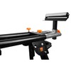 WEN Miter Saw Stand, Collapsible and Rolling with 3 Onboard