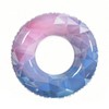 Float Ring, For Kids, Adults, O-Shaped, Swimming, Diamond Pattern, Glitter,