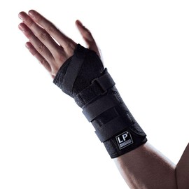 LP Support 725CA Handgelenk-Bandage - Handgelenkstütze - Sportbandage aus der Extreme Serie, Farbe:schwarz, Größe/Seite:XL/Links