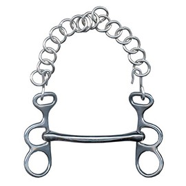 Amesbichler Reitsport Post Bit with Movable Side Panels - Driving Bit for Optimal Control