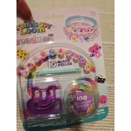 Rainbow Loom NEW RAINBOW LOOM CANDY CANE &  BEADMOJI HAPPY LOOM Bracelet Bead Kit FREE Ship