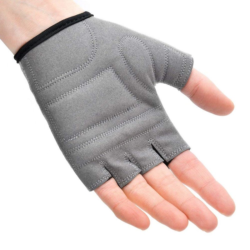 Kid Cycling Gloves With Short Half Fingers Fastened Children Kid