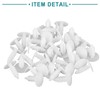 ACROPIX Universal Bolt Rivets Fasteners Trim Panel Retainer Clips White