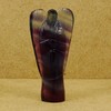 Harmonize Fluorite Stone Carved Angel Psychic Spiritual Gift Guardian Reiki