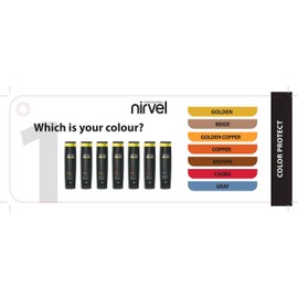 Nirvel Color Protect Shampoo Brown Shampoo Colour Protect Zendes Color Shampoo for Coloured Hair 250ml