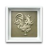 Arami Arte, Cuadro Decorativo Gallo Fa, En Relieve, 23 X