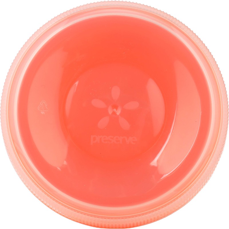 Preserve 8 oz 1 Count Round Orange Food Storage Container,