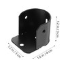 CAXUSD 12 Pcs Flange Code Rods Pole Mount for Closet