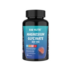 Magnesium Glycinate Capsules 500mg For Improved Sleep Stress & Anxiety Relief