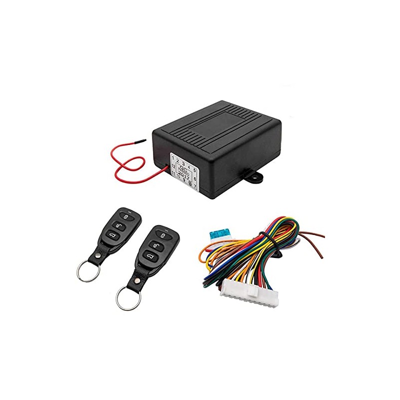 Riloer 12V Universal Car Remote Control Central Door Lock Kit