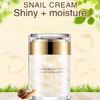 Schnecken-Gesichtscreme, Nährende Hautcreme Anti-Aging-Anti-Falten-Gesichts-Feuchtigkeitscreme Schneckenextrakt Tages- und Nachtcreme Zur Hautstraffung