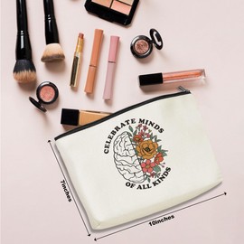 Speech Therapy Gifts Makeup Bag Speech Pathologist Gifts SLP Gifts Cosmetic Bag Speech Therapist Gift Thank You Appreciation Gift for Women Speech Language Pathologist New Teacher Birthday Christmas