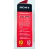 Sony Microcassette Cassettes 10 Pack 60 Minutes MC-60 Model 10MC60L