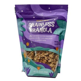 Trader Joe's Grainless Granola - Vegan & Gluten Free - Sweet & Salty Clusters Made with Almonds, Coconut, Sunflower & Pumpkin Seeds
