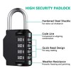 2 Pack x Combination Locker Padlock, 4 Digit Coded Padlock,