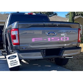 Decal Mods 2021-2025 F150 Tailgate Insert Decals Letters Inlays Indent Stickers (Thin Decal) for Ford F150 (2021-2025) (Soft Pink) - CSOFTPINK