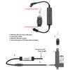 Fafeicy 12V DC Motor Linear Actuator Wireless Remote Control, DPDT