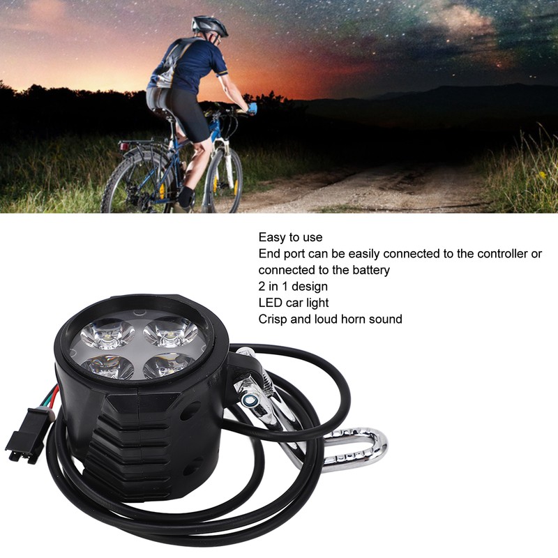 10 Inch Electric Scooter Front Light Universal 12‑72V 2 in