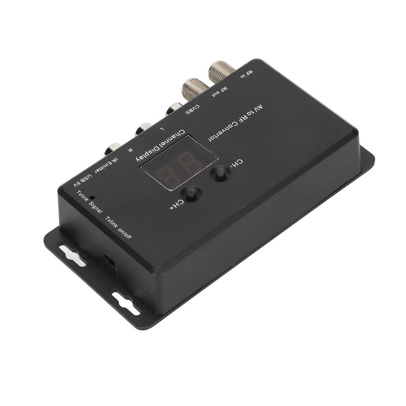 TV Link Modulator Adjustable Support PAL NTSC AV to RF