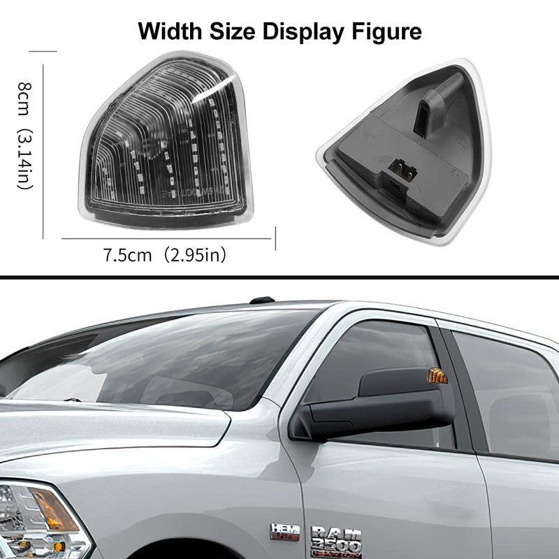 Jinfili Sequential Amber Led Side Mirror Turn Signal Light assembly