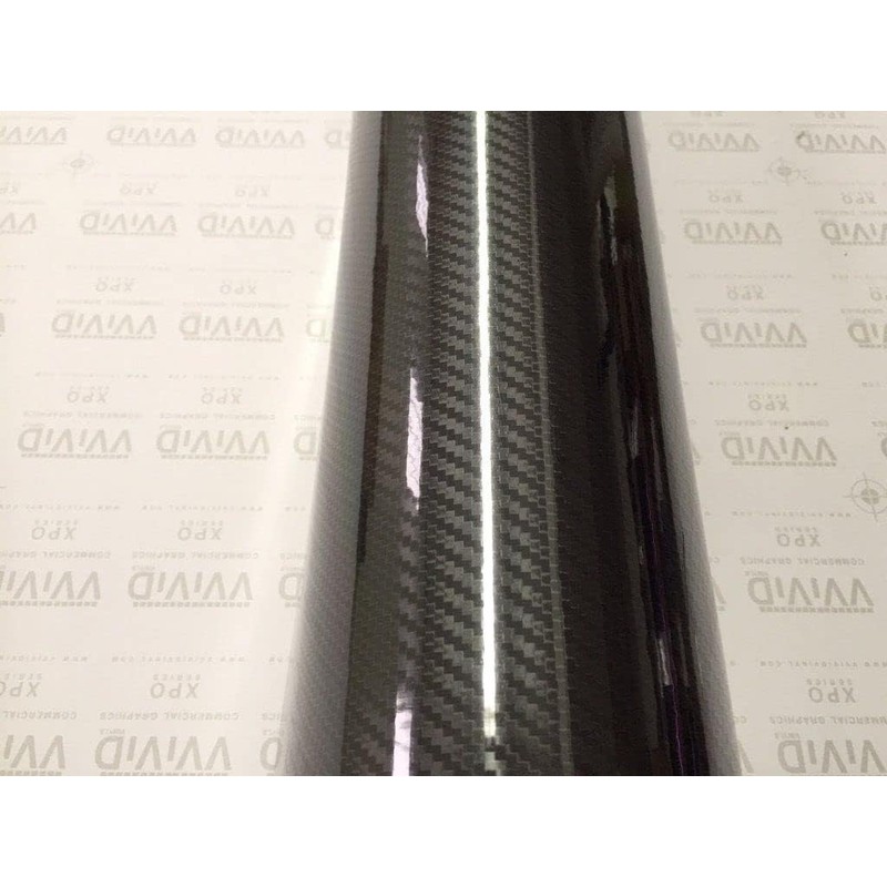 VViViD Epoxy High Gloss Black Carbon Fiber Vinyl Automotive Car