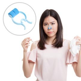 Beavorty 10Pcs Nose Clips Portable Nose Plugs for Nose Shaping Breathing Control Durable and Convenient Nose Accessories for Household Use for Sharing