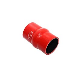 LTI Universal (57mm) 2.25" ID Straight Hump Coupler Silicone Hose 4-Ply Reinforced High Performance 102mm Length (2.25" Red)