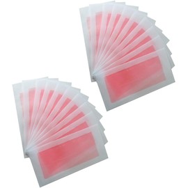 Tiras de Cera Depilatoria para Todo el Cuerpo, Papel Encerado No Tejido, 20 Piezas, para Depilar Extremidades y Axilas, Bandas Depilatorias Unisex, Uso en Piel Sensible y Facial