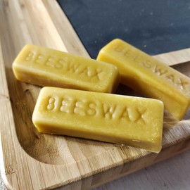 weeks honey farm All Natural Food Grade Beeswax is Excellent for Polishing, Sealing, Cleaning Wood, Leather and Other Surfaces; 100% American Sourced; Made in USA (1 oz 3 pack)