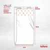 Bread Bags (100 Count) - Clear Plastic Bread Bags with