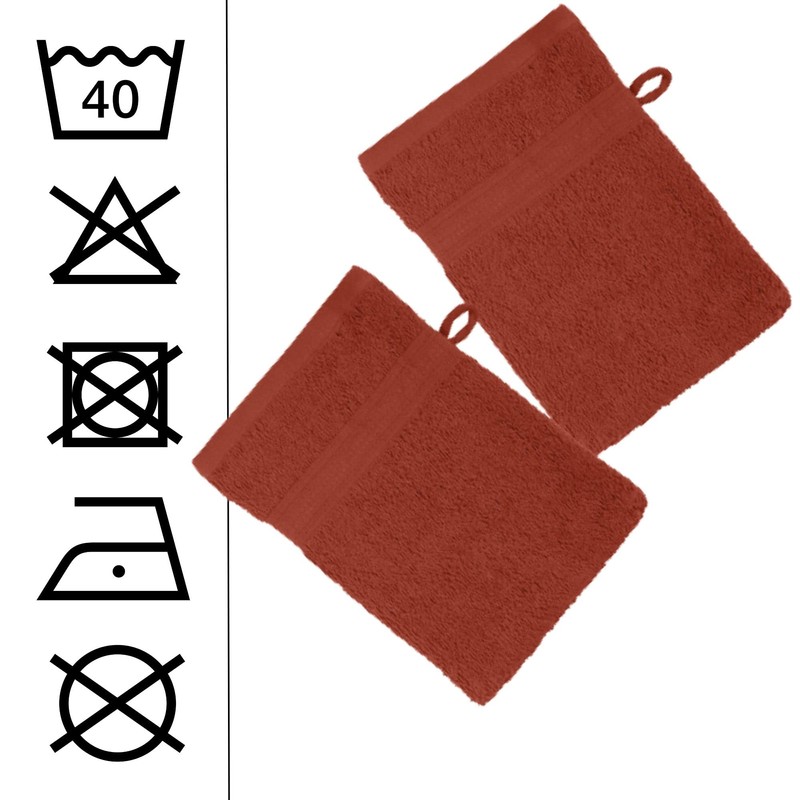 Lovely Casa Pack of 2 Face Cloths 15 x 21