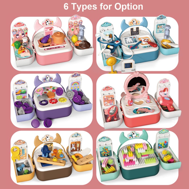 Backpack Style Modeling Clay Kit for Kids Air Dry Clay