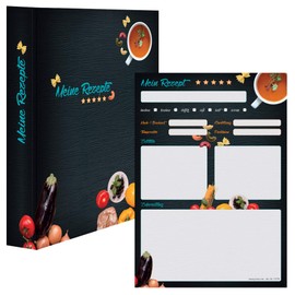 PRICARO Buon Appetito A5 Recipe Folder with Recipe Pad