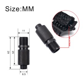 MAXCHEER 6MM Screw-in Electric Guitar Tremolo Arm Whammy Bar Thread Tremolo Bar & Guitar String Trees Guides Retainer for Floyd Rose Tremolo System, Electric Guitar Replacement (Chrome)