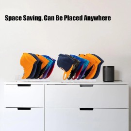 YADKEL 2 Pack Hat Stand for Baseball Caps Display and Organizer No Install Acrylic New