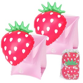 GOZINA Swimming Inflatable Arm Bands with Storage Bag, Pool Float Aid Accessories for Kids, Premium Quality Baby Armband Toddler Water Wing, Beach Floaties Toys for Swim Training Learning (1-5 Years)