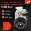 A-Premium Air Conditioner AC Compressor with Clutch Compatible with Hyundai