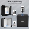 Takerers Photo Studio Light Box,39x39 Inch/100x100cm 210 LED Professional Photo