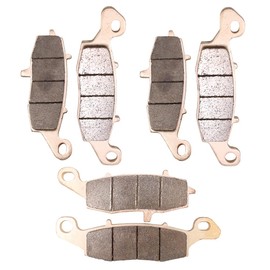 LOCOPOW Front & Rear Brake Pads for Kawasaki Vulcan 1500 Classic Nomad Drifter VN1500 2001-2008 Vulcan 1600 Classic Nomad VN1600 2003-2008 Vulcan 1700 Classic Nomad VN1700 2009-2013 ZR7S ZR750 Z750S