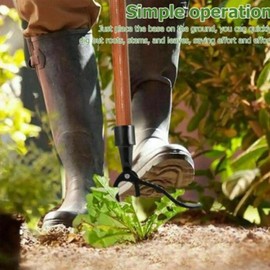 Stand Up Weed Puller Tool, 4 Claw Stand Up Weeder Portable Stainless Steel Weed Picker Gardening Hand Weeding Tool for Garden & Lawn Care, Gardening Manual Tool