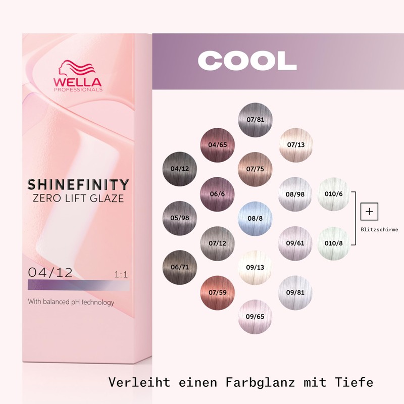 Wella Professionals Shinefinity Glaze - Hair-friendly Tint - Demi-Permanent, pH
