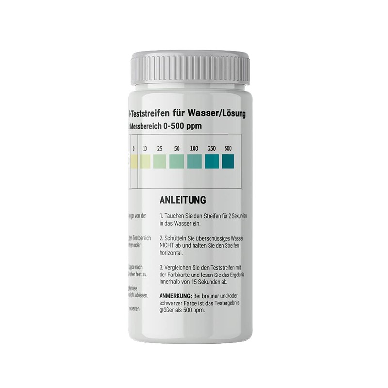 100x Test Strips Chlorine Dioxide Solution (CDL/CDS) Quick Test Water