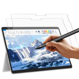 SSS·GRGB 2 Pack Paperfeel Screen Protector Compatible with Surface Pro 11 2024/10/9/8/X (13 Inch), Matte PET Film for Natural Writing, Anti-Glare, Anti-Scratch, Easy Installation Kit
