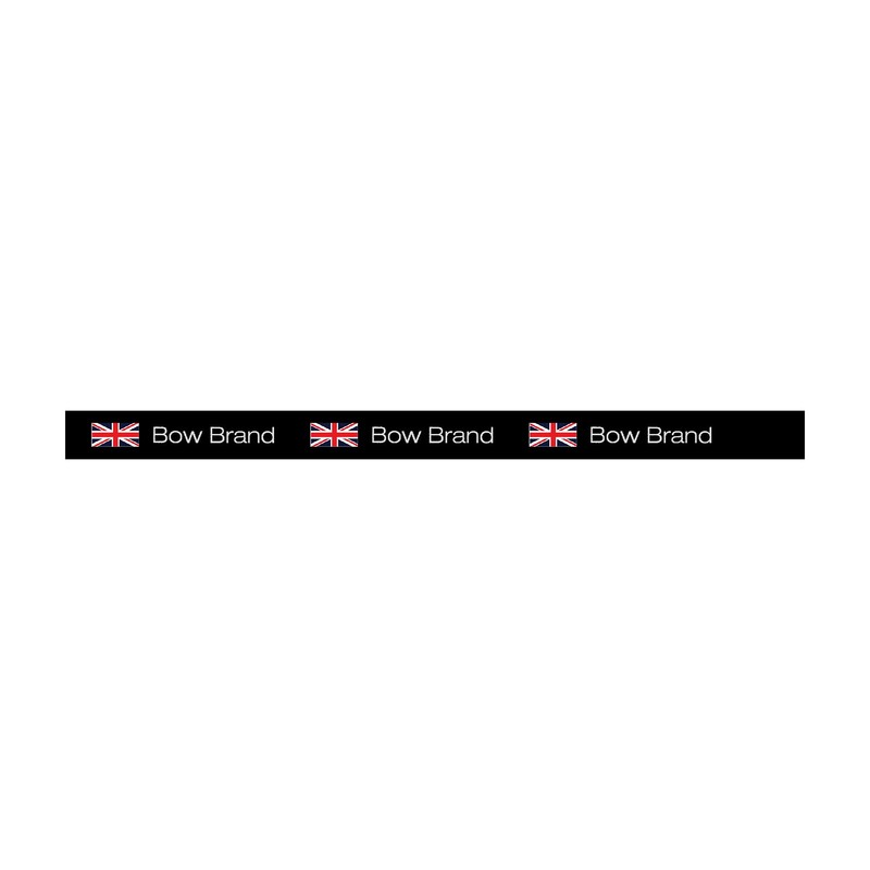 BOWBRAND BOW012-BK BOW012-BK Overgrip Tape, 12 Rolls, Wet Type, Black